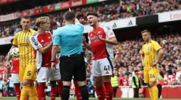 صافرة البداية.. توقيت مباراة أرسنال وبرايتون في الدوري الإنجليزي 2025 والقنوات